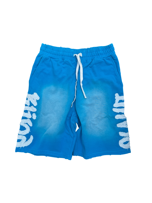 'BLIND' BLEU SHORTS
